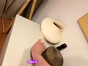 cheating during boyfriend's phone call with huge cock ride 🔥💋