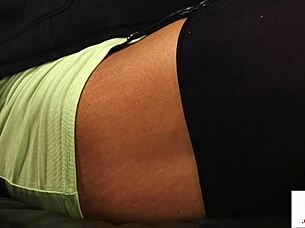 Classy office babe delivers humiliating jerkoff instructions