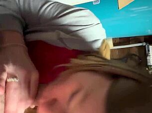 swallowing cum brings waves of deep emotional release after monster deepthroats