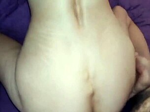 milf bends over homemade anal assfucking closeup doggystyle