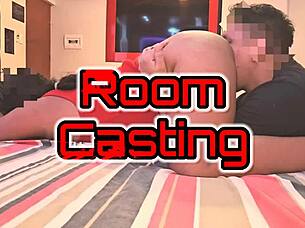 cute latina alejandra bends over for doggystyle ass licking and pussy munching casting