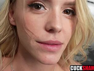 Cuckold Watches Wife Deepthroat Lover's Cock Hardcore
