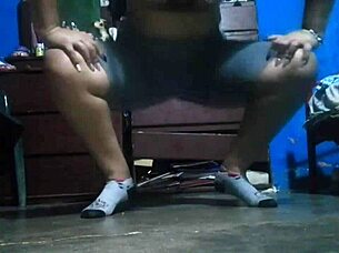 My Heart Races Watching This Curvy Brunette's Massive Ass Workout