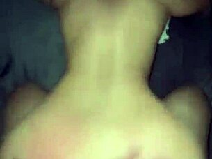 Skinny latina bounces wildly on my huge cock pov.