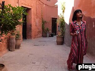 All Natural Milf Angel Constance Poses Naked Outdoors!