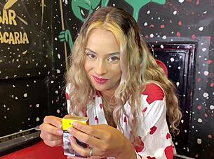 Morganita smokes and cums wildly dancing at the nightclub