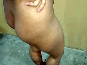 Step sister strips naked teasing step brother tight shaved pussy