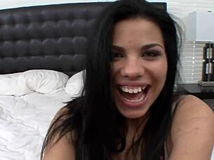 curvy latina rides big cock to gooey creampie finish