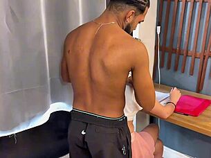 after studying this teen drips from her tight wet pussy