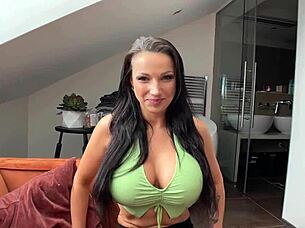 POV Jolee Love's Deepthroat Blowjob and Ass Rimming Post-Interview!