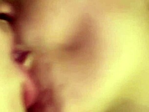 late night kisses turn into wild lesbian homemade sex