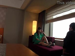 japanese office lady photoshoot turns sneaky sex