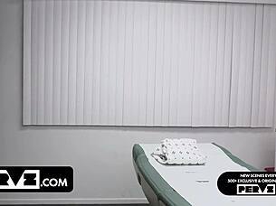 Celestina bloom's body erupts in orgasm needing doctor's special pussy touch
