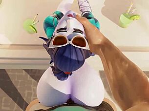 Widowmaker's French Holiday Monster Cock Big Ass Pounding!