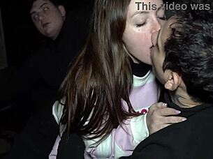 Petite Wife Humiliates Fat Cuckold with Wild Creampie Ride