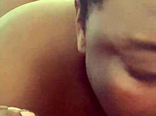 bbw ebony homemade pov sloppy deepthroat doggystyle blowjob facial on monster black cock