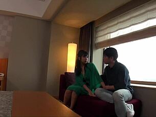 japanese office lady photoshoot turns sneaky sex