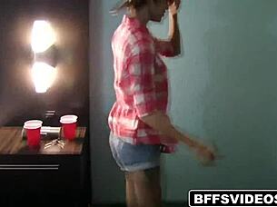 i get so turned on riding cowgirl while she bangs my twat