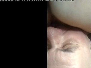 elderly couple savors intimate cunnilingus from above