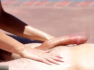 stepmom's huge boobs lead to wild masseuse banging session