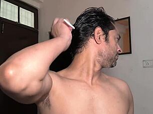 Sudsy desi couple heats up the bathroom with romantic vibes 😍🛁💦 sparks fly in steamy scene together