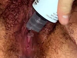 hairy bbw milf fisted to squirting orgasm