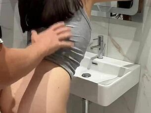 quick bathroom fuck while others dance