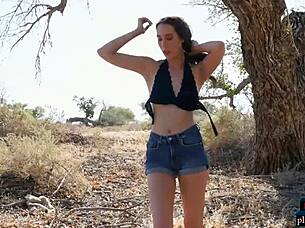 willa prescott big tits outdoor striptease 🔥🍒