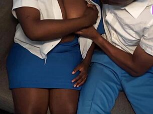 Slutty student squirts hard during happy sex with classmate