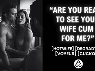 Desperate wife gets fucked in front of husband