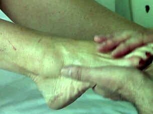 bettie hayward enjoys foot feasting on toes