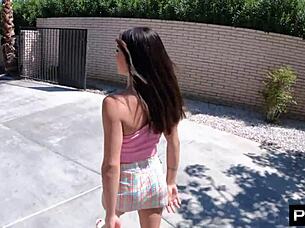 mickey violet lets brothers best friend fill her fuck hole with cum