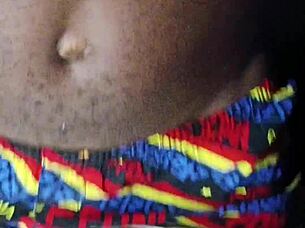 Muscular Black Male Humping Pillow Horny For Fuck