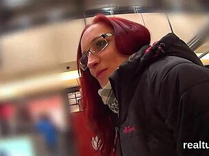 flawless czech cutie stripped and fucked in store pov