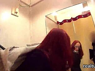 flawless czech cutie stripped and fucked in store pov