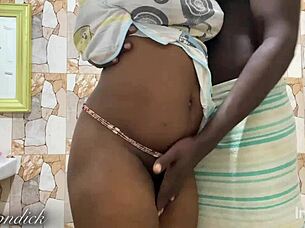 Long cock meets stepmom in the bath while dad is gone