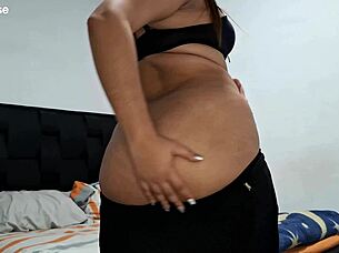 Latina Chloe Shows Off Her Big Ass