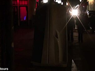 Outside urinal in amsterdam