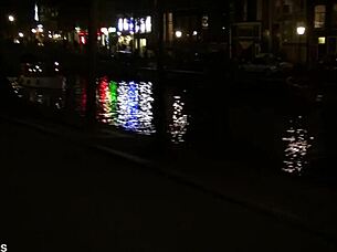 Outside urinal in amsterdam