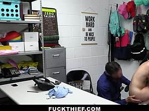 teen dealing the consequences of shoplifting at the store