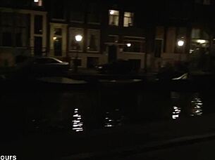 Outside urinal in amsterdam