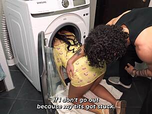 stuck mom gets help from guy with big dick