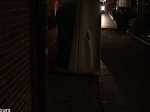 Outside urinal in amsterdam