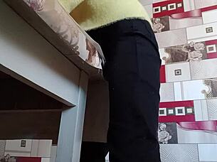 tight girl masturbates solo with multiple orgasms