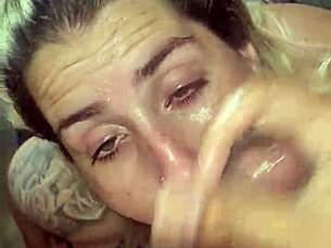 i suck his cock and take all cum on my face