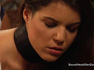 big ass lesbian slave gets whipped hard by dominant mistress