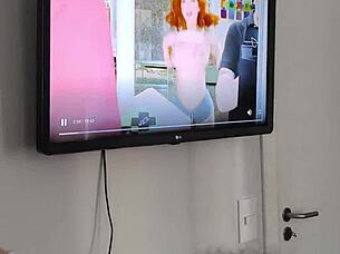 cum tribute to redhead bombshell after regret