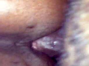 Stroking wet pussy