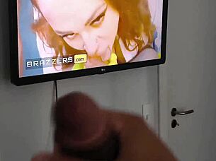 cum tribute to redhead bombshell after regret