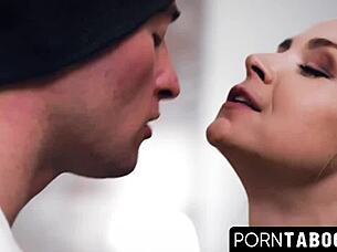 porntaboos com - milf sarah vandellas reverse cowgirl ride on her stepsons hard cock